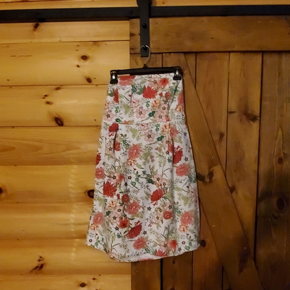 Strapless Floral dress